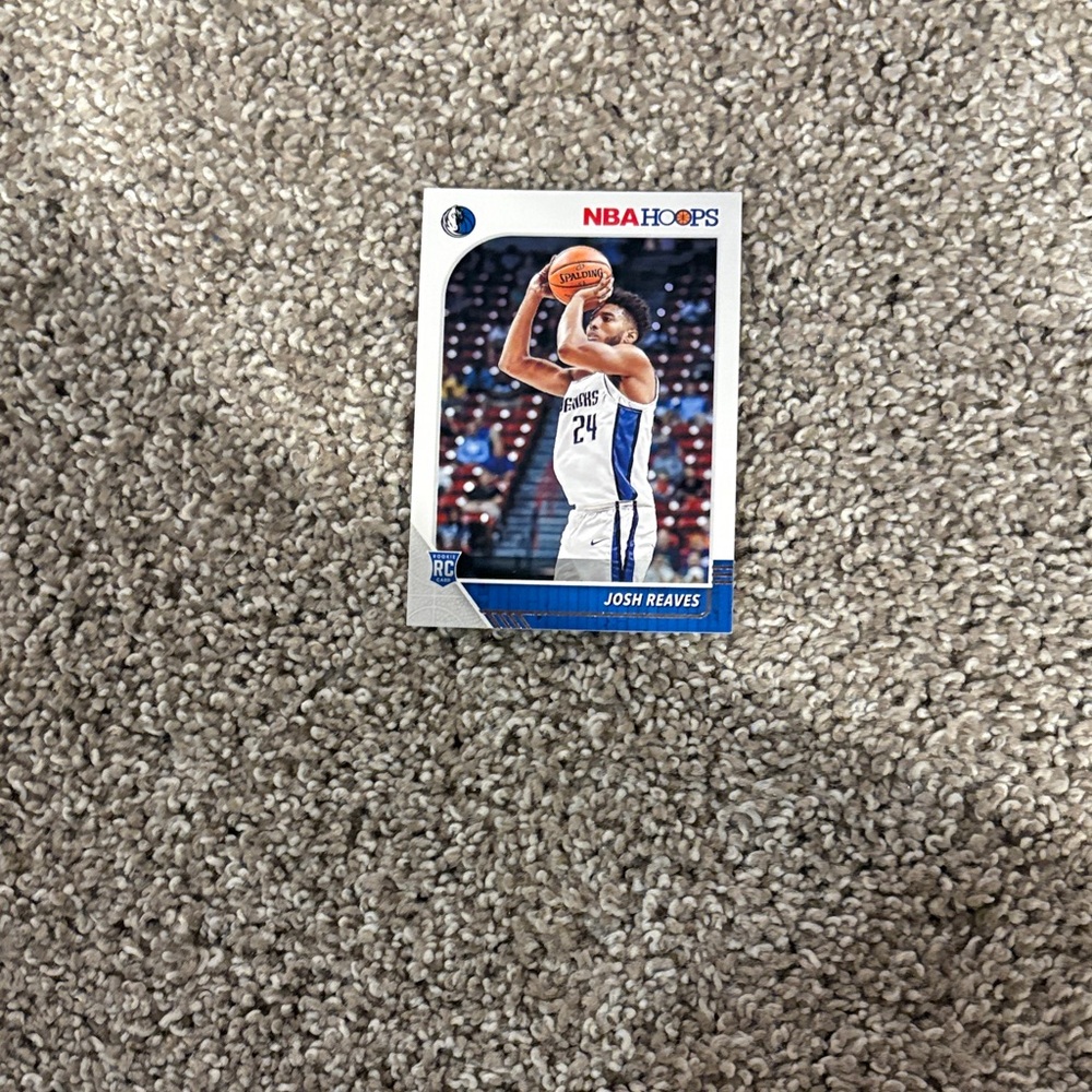 NBA Hoops Blue Basketball Trading Card - Josh Reaves Rookie Card